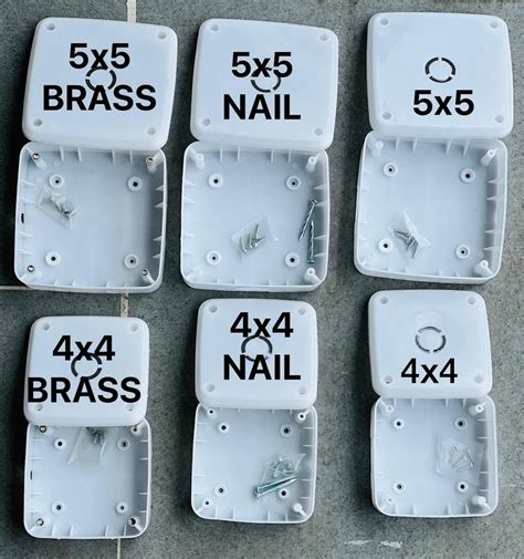 4 square pcv junction box|junction boxes for sale.